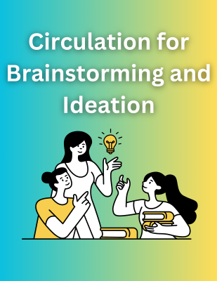 Circulation for Brainstorming and Ideation Graphic